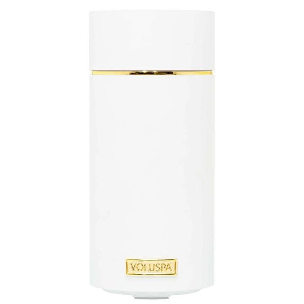 Voluspa White Ultrasonic Fragrance Oil Diffuser Cordless Device