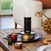 Voluspa Black Ultrasonic Fragrance Oil Diffuser Cordless Device