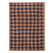 Kashwere Dark Navy and Haystack Large Houndstooth Cloud Throw Blanket