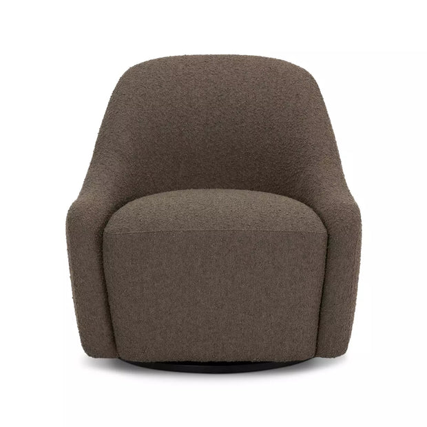 Four Hands Levi Swivel Chair ~ Knoll Clay Upholstered Performance Boucle Fabric