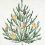 Anaya Home Orange Christmas Tree Velvet Pillow ~ 20 X 20