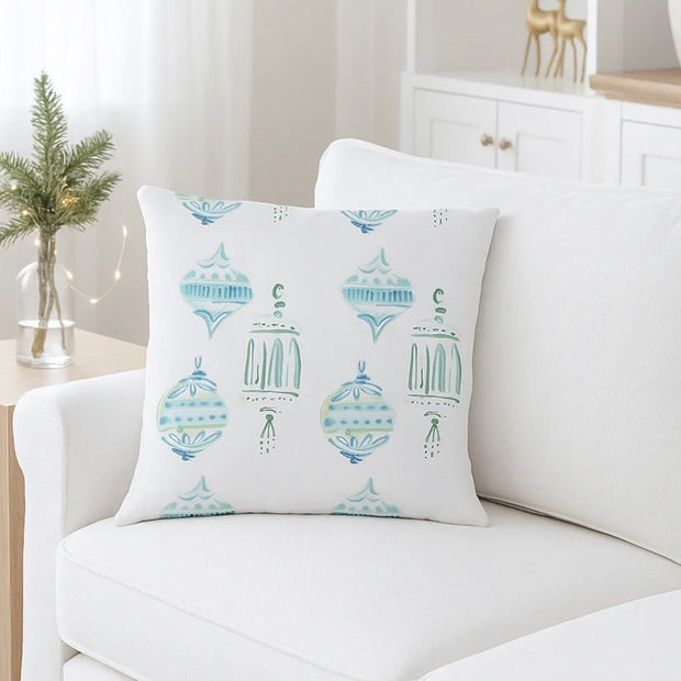 Anaya Home Christmas Ornament Velvet Pillow ~ 20 X 20