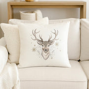 Anaya Home Festive Reindeer Velvet Pillow ~ 20 X 20