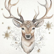 Anaya Home Festive Reindeer Velvet Pillow ~ 20 X 20