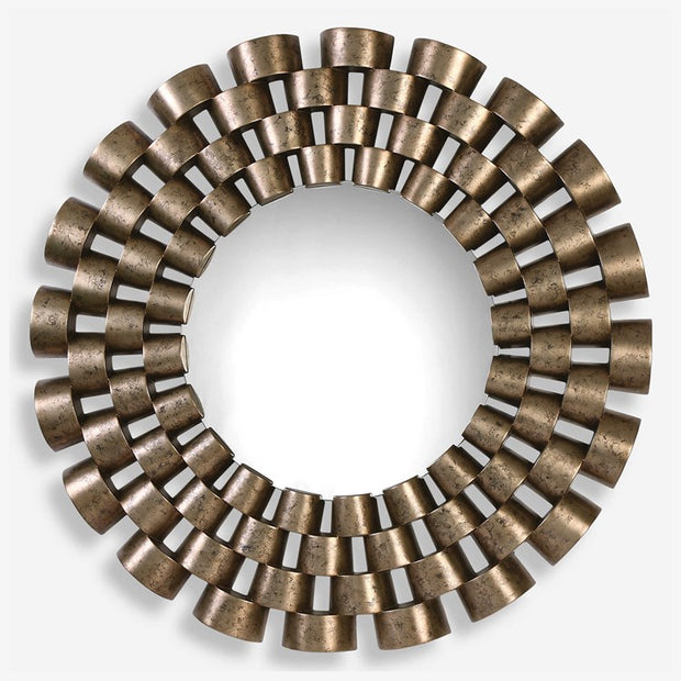 Uttermost Taurion Round Mirror