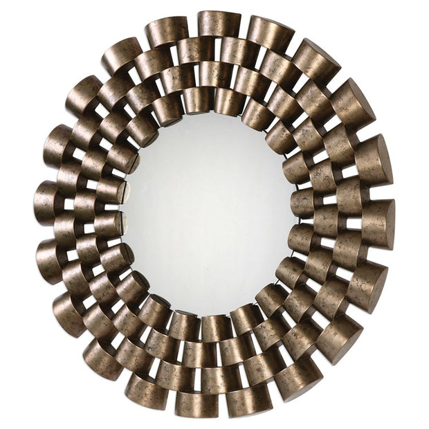 Uttermost Taurion Round Mirror