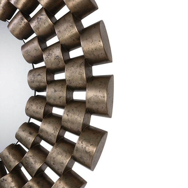 Uttermost Taurion Round Mirror