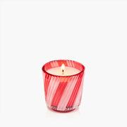 Voluspa Crushed Candy Cane Pedestal Candle ~ 2.5 oz. ~ Fall Sale ~ Limited Quantity