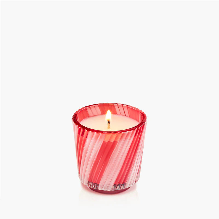 Voluspa Crushed Candy Cane Pedestal Candle ~ 2.5 oz. ~ Fall Sale ~ Limited Quantity