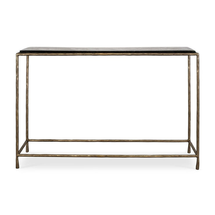 Uttermost Ovard Recycled Cast Glass Top Console Table