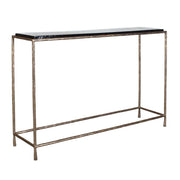 Uttermost Ovard Recycled Cast Glass Top Console Table