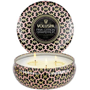 Voluspa Pink Citron 3 Wick Tin Candle