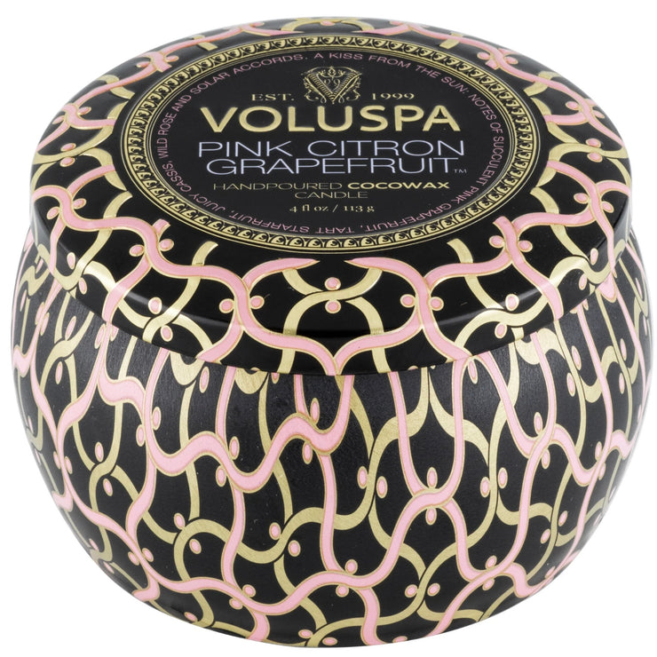 Voluspa Pink Citron Mini Tin Candle