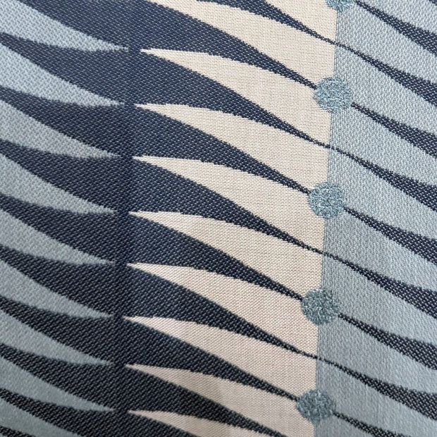 Uttermost Jetty Blue Waves Sunbrella Outdoor Pillow