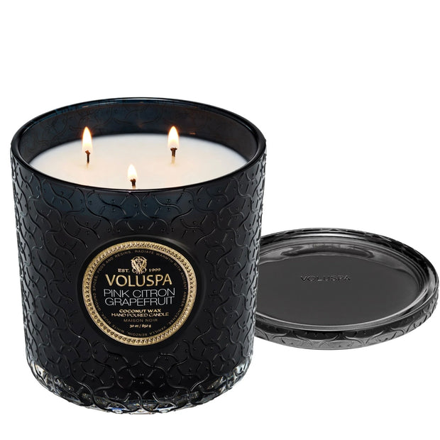 Voluspa Pink Citron Luxe Candle ~ 30 oz.