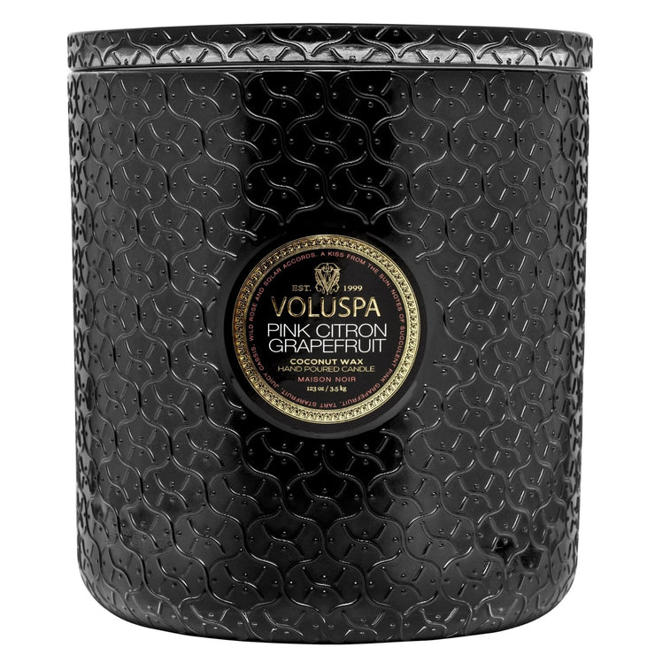 Voluspa Pink Citron 5 Wick Hearth Candle ~ 123 oz.