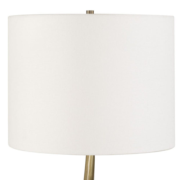 Uttermost Spiraling Antique Brass Cordless Buffet Lamp