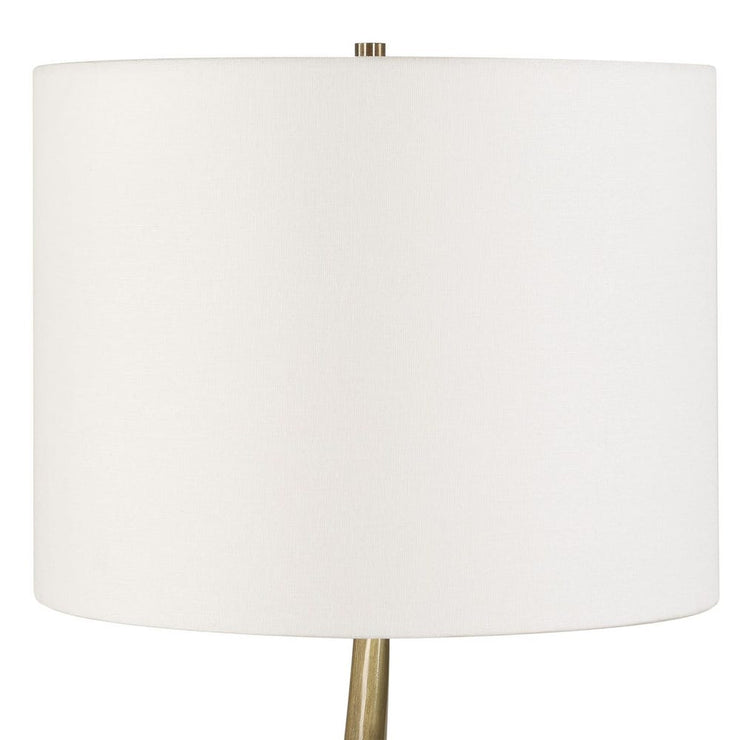 Uttermost Spiraling Antique Brass Cordless Buffet Lamp