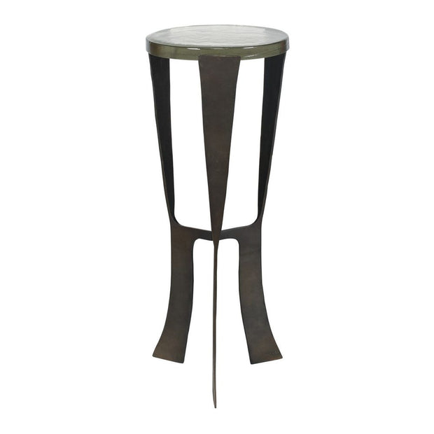 Uttermost Renaud Dark Bronze Drink Table