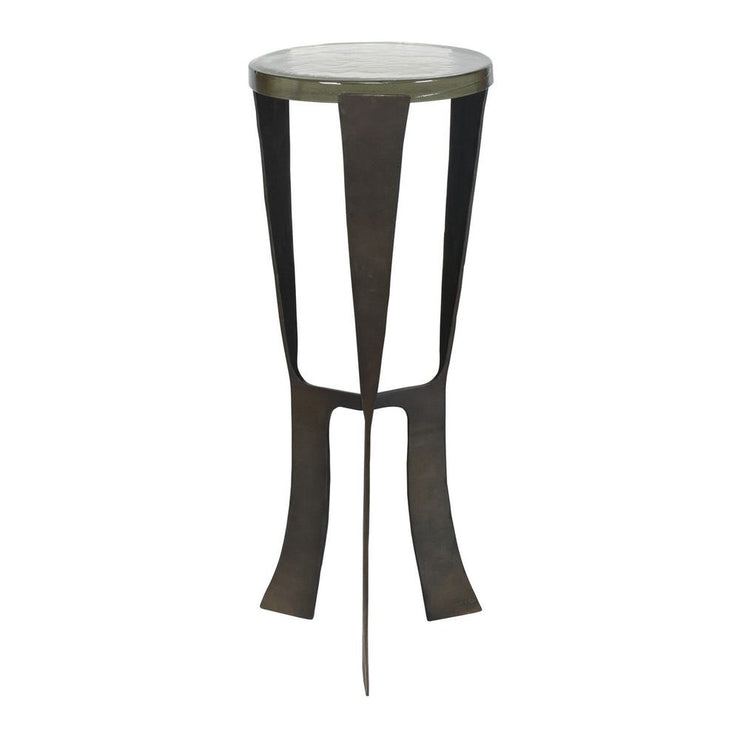Uttermost Renaud Dark Bronze Drink Table