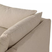 Four Hands Grant 5 Piece Slipcovered Sectional 152” ~ Antwerp Taupe Performance Fabric Slipcover