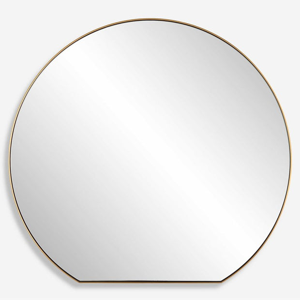 Uttermost Cabell Brass Round Mirror