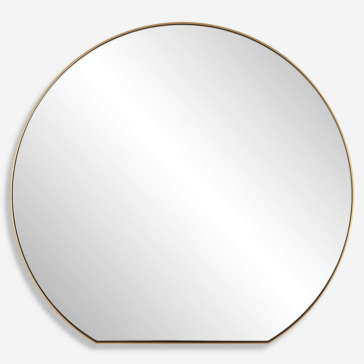 Uttermost Cabell Brass Round Mirror