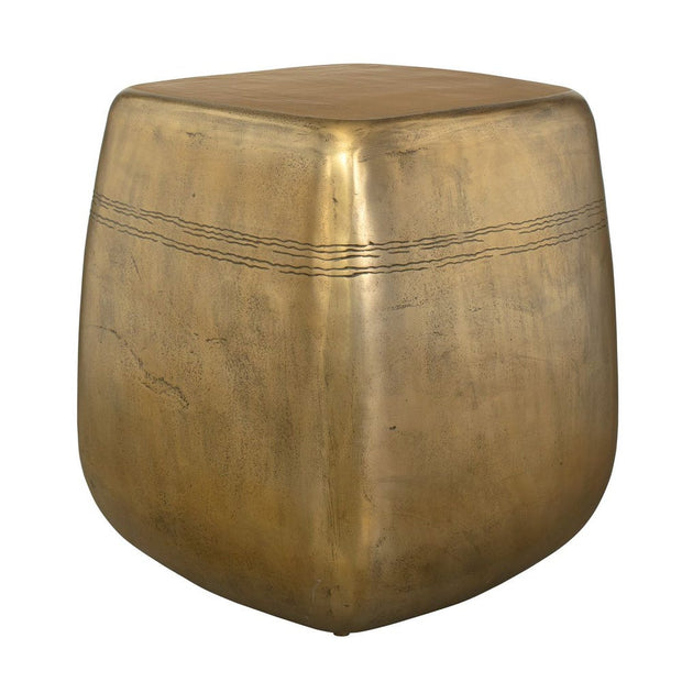 Uttermost Saguaro Aged Brass Side Table ~ Indoor-Outdoor Use