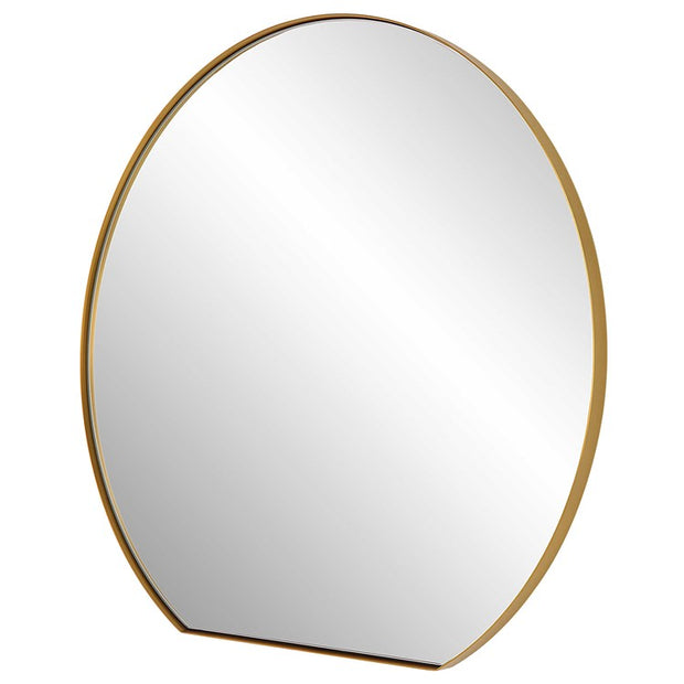 Uttermost Cabell Brass Round Mirror