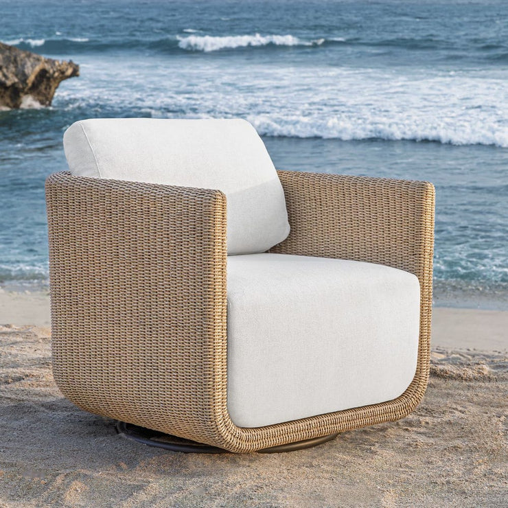 Uttermost Santorini Outdoor Swivel Lounge Chair