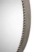 Uttermost Stefania Antiqued Silver Leaf Round Mirror