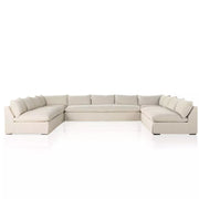 Four Hands Grant 5 Piece Slipcovered Sectional 172” ~ Antwerp Natural Performance Fabric Slipcover