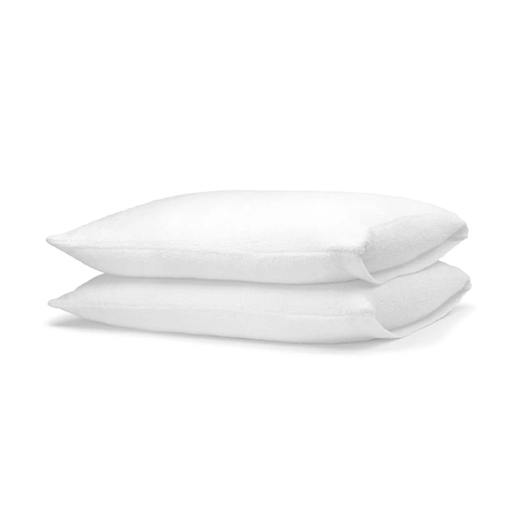 Kashwere Ultra Plush Set of 2 White Pillow Shams ~ Standard / Queen Size