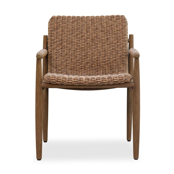 Uttermost Sumba Outdoor Lounge Chair ~ Golden Flax