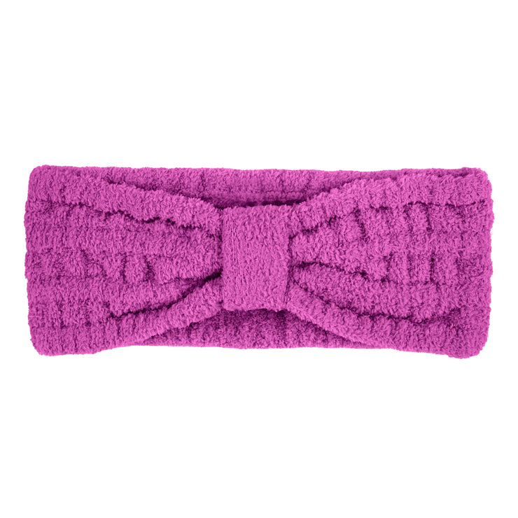 Kashwere Ultra Plush Dark Orchid Headwrap
