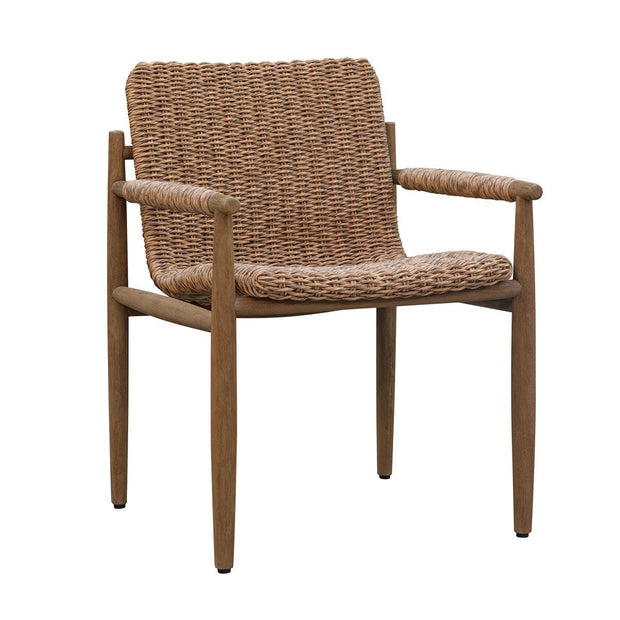 Uttermost Sumba Outdoor Lounge Chair ~ Golden Flax