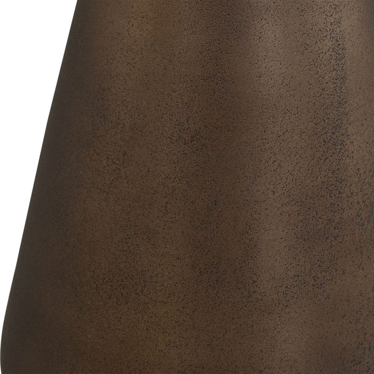 Uttermost Miko Dark Bronze Drink Table ~ Indoor And Outdoor Use