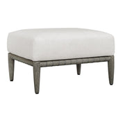 Uttermost Borneo Oyster White Outdoor Ottoman