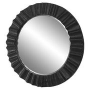 Uttermost Caribou Dark Expresso Wood Round Mirror