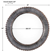 Uttermost Tanaina Round Mirror