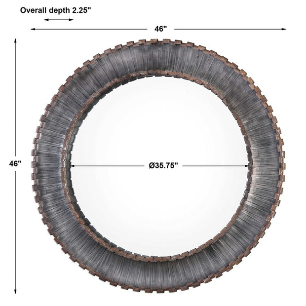 Uttermost Tanaina Round Mirror