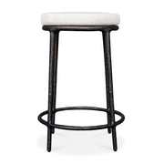 Uttermost Thayer Outdoor Counter Stool With Oyster White Cushion