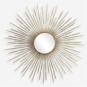 Uttermost Golden Rays Starburst Gold Round Mirror