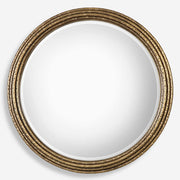 Uttermost Spera Anriqued Gold Iron Round Mirror