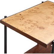 Surya Judith Modern Mango Wood With Metal Base End Table