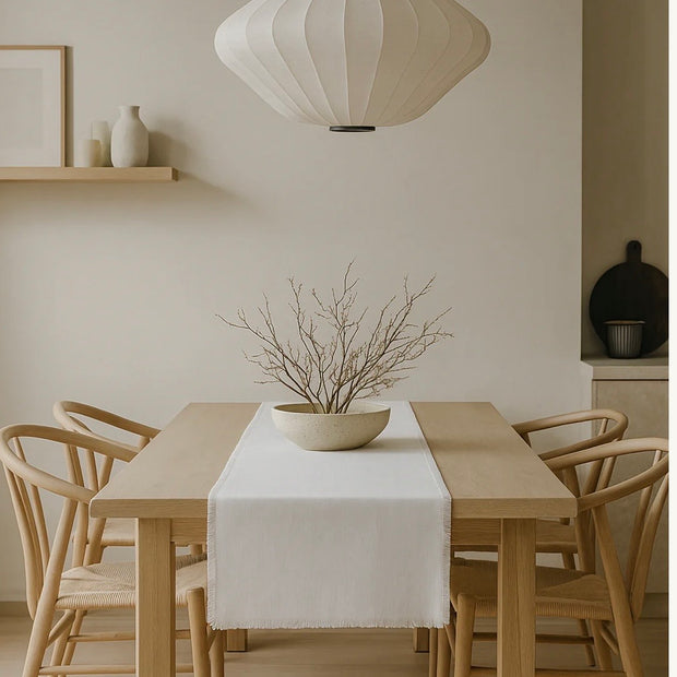 Anaya Home So Soft Linen White Table Runner ~HOLIDAY SALE ~ Limited Quantity
