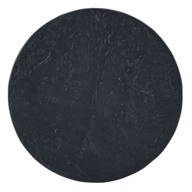 Uttermost Hurlee Black Slate Accent Table ~ Indoor And Outdoor Use