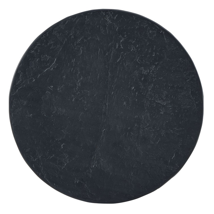 Uttermost Hurlee Black Slate Accent Table ~ Indoor And Outdoor Use