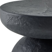 Uttermost Hurlee Black Slate Accent Table ~ Indoor And Outdoor Use