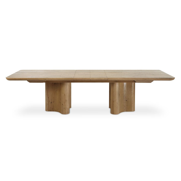 Uttermost Cecelia Reclaimed Oak Wood Extension Dining Table